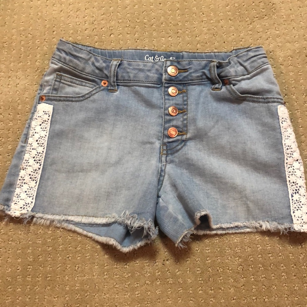 Denim shorts